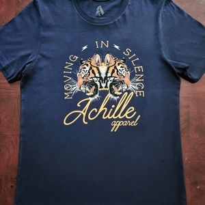 Achille Apparel "Moving In Silence" Tiger Graphic T-shirt